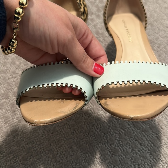 Loeffler Randall Mint Leora Leopard Print Heels - Picture 9 of 10